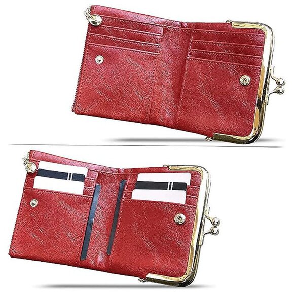 Womens Wallet RFID Red - Picture 2 of 7